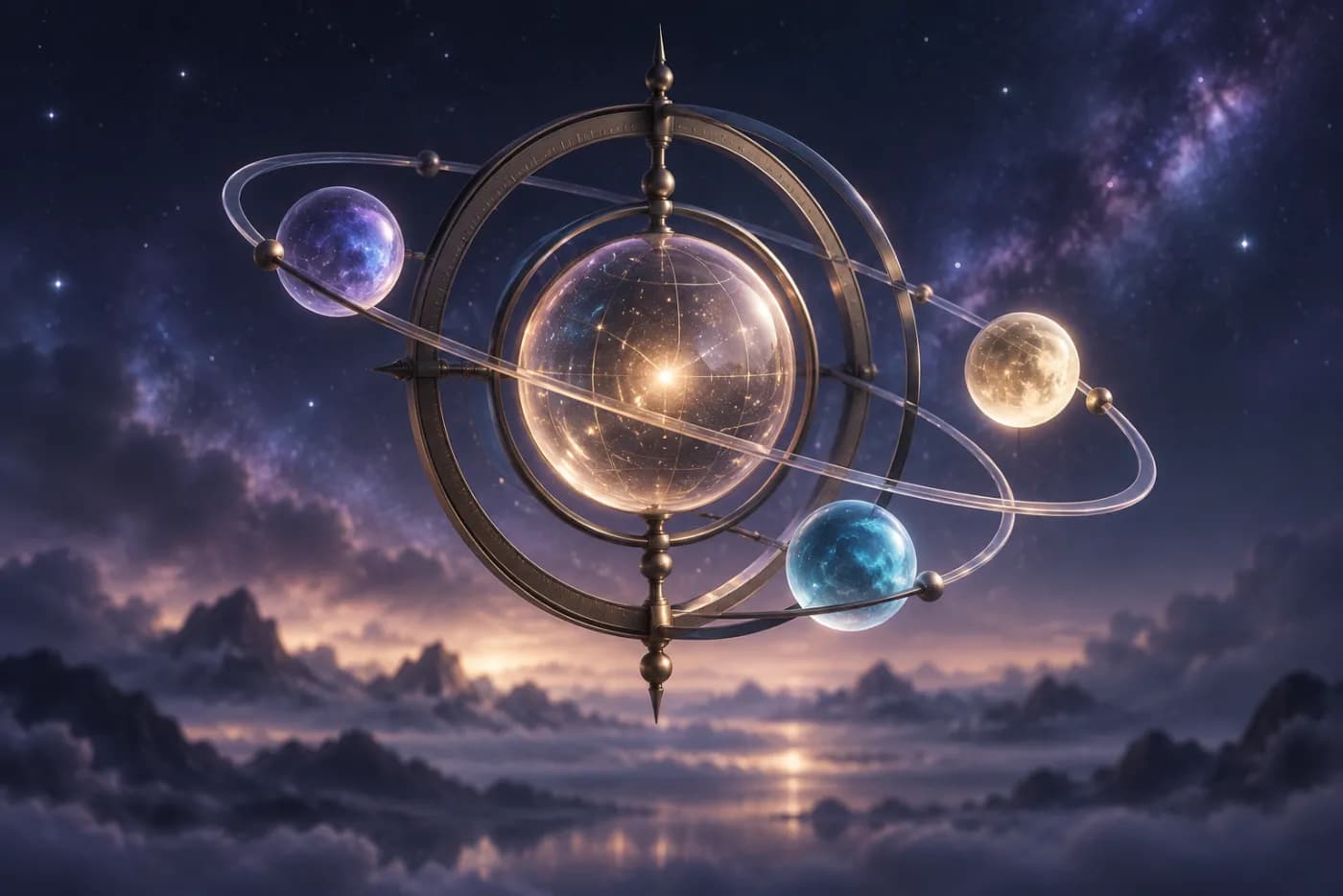 AI astrology reading grounded in a real birth chart